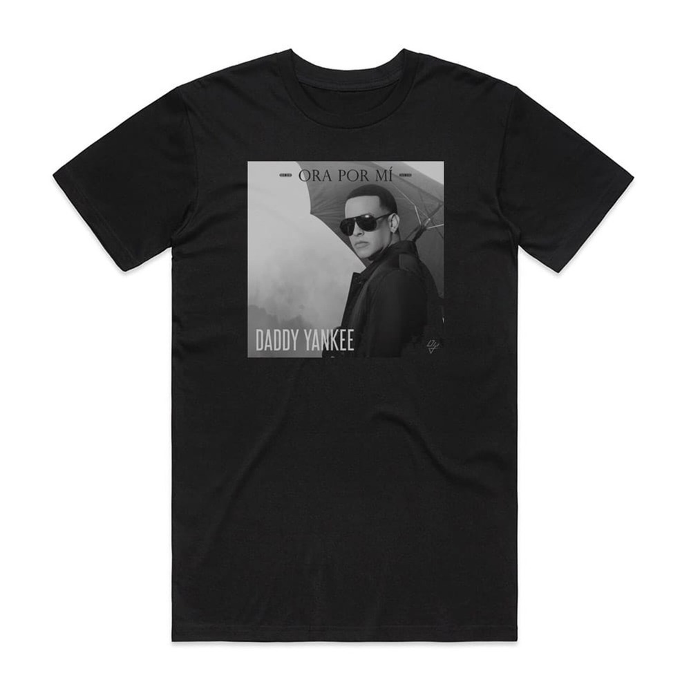 Daddy Yankee Ora Por M Album Cover T-Shirt Black